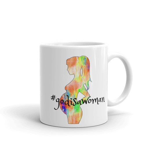 Travel Coffee Mug for Women #godisawoman. Unique everyday travel mug. WickedYo